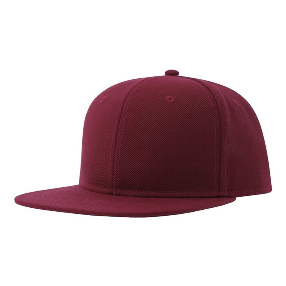 Atlantis Unisex Adult 5 Panel  Baseball Cap / Cardinal Red